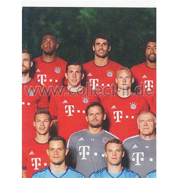 FC Bayern München 2015/16 - Sticker 3 - Mannschaftsbild