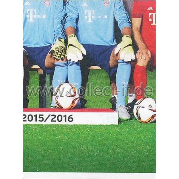 FC Bayern München 2015/16 - Sticker 8 - Mannschaftsbild