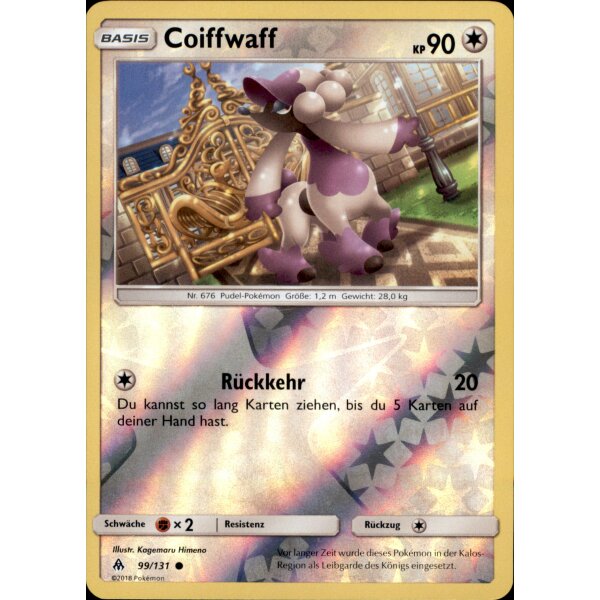 99/131 Coiffwaff - Reverse Holo - Grauen der Lichtfinsternis