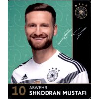 10 - Shkodran Mustafi - REWE WM18 Sammelkarte