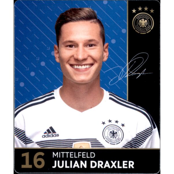 16 - Julian Draxler - REWE WM18 Sammelkarte