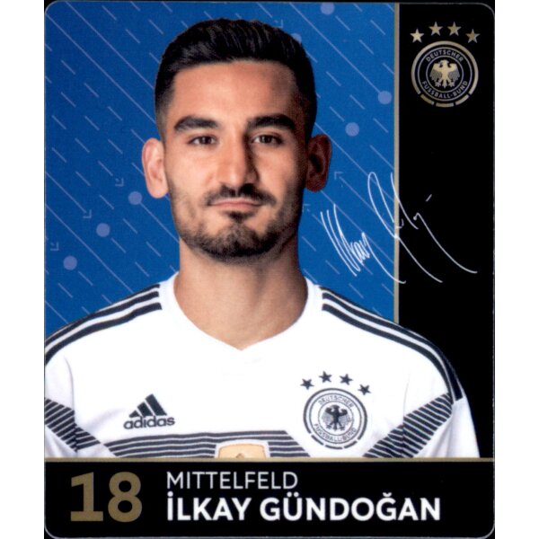 18 - Ilkay Gündogan - REWE WM18 Sammelkarte