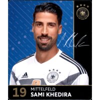 19 - Sami Khedira - REWE WM18 Sammelkarte