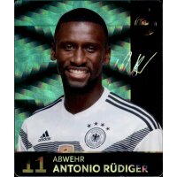 11 - Antonio Rüdiger GLITZER  - REWE WM18 Sammelkarte