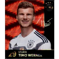 29 - Timo Werner GLITZER  - REWE WM18 Sammelkarte