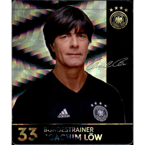 33 - Joachim Löw GLITZER  - REWE WM18 Sammelkarte