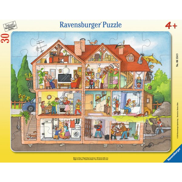 Ravensburger 06154 - Blick ins Haus - 30 Teile