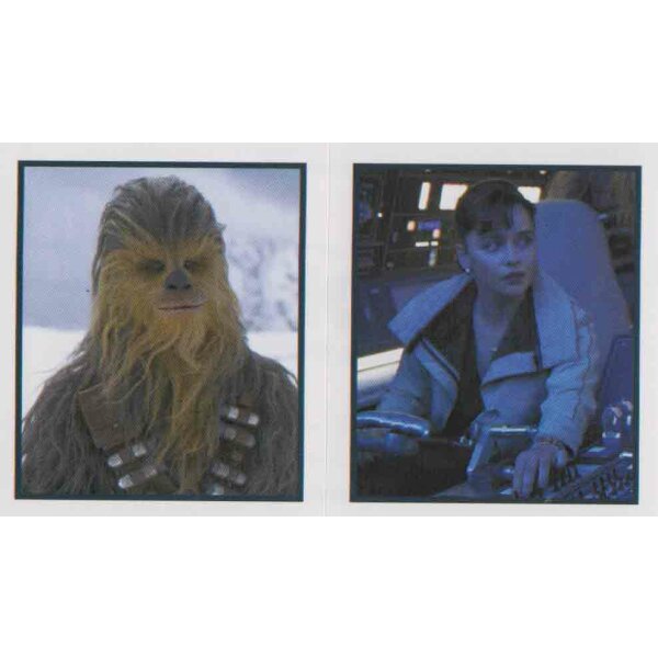 Topps - Star Wars - SOLO - Sticker 100 (Doppelsticker 100+132)