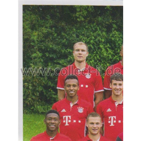 BAM1617 - Sticker 2 - Mannschaftsbild - Panini FC Bayern München 2016/17