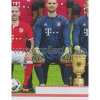 BAM1617 - Sticker 7 - Mannschaftsbild - Panini FC Bayern...