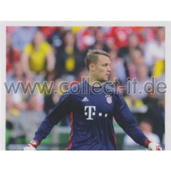 BAM1617 - Sticker 23 - Manuel Neuer - oben - Panini FC Bayern München 2016/17