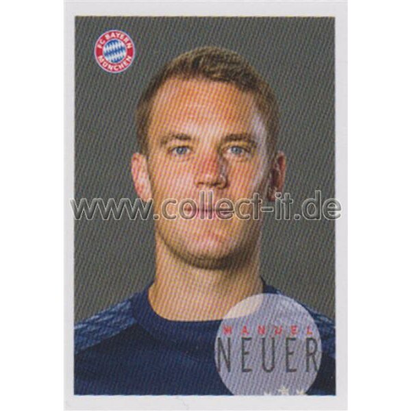 BAM1617 - Sticker 25 - Manuel Neuer - Panini FC Bayern München 2016/17