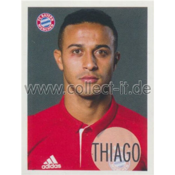 BAM1617 - Sticker 78 - Thiago - Panini FC Bayern München 2016/17
