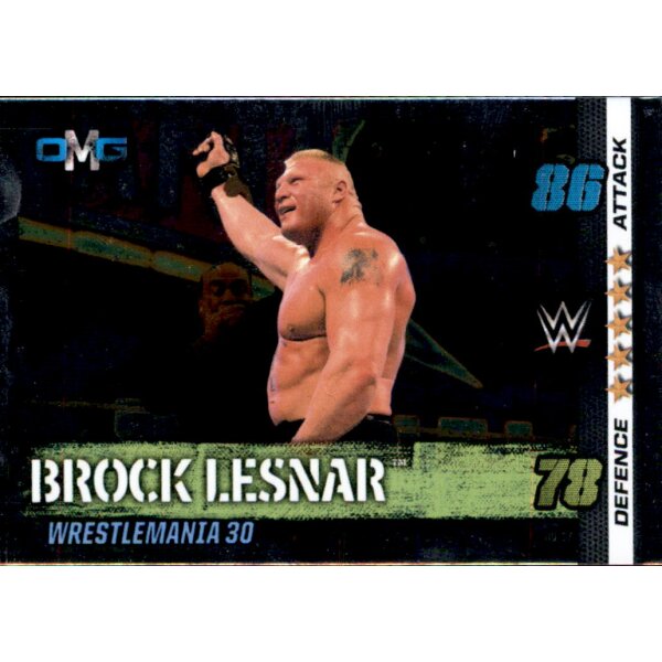 WWE Slam Attax - 10th Edition - Nr. 57 - Brock Lesnar - OMG