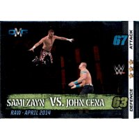 WWE Slam Attax - 10th Edition - Nr. 65 - Sami Zayn vs...