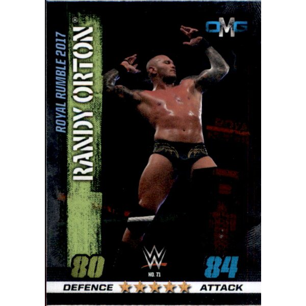WWE Slam Attax - 10th Edition - Nr. 71 - Randy Orton - OMG