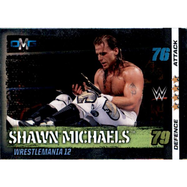WWE Slam Attax - 10th Edition - Nr. 73 - Shawn Michaels - OMG