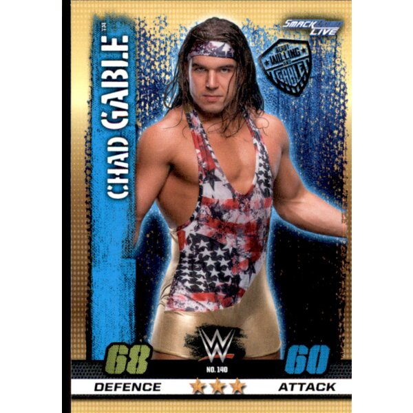 WWE Slam Attax - 10th Edition - Nr. 140 - Chad Gable - Smackdown Live