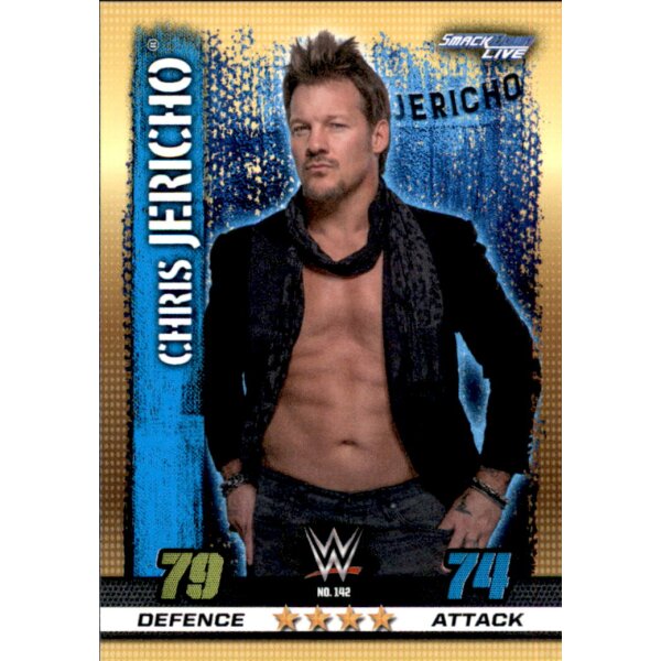 WWE Slam Attax - 10th Edition - Nr. 142 - Chris Jericho - Smackdown Live