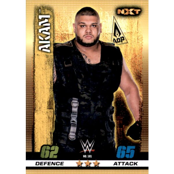 WWE Slam Attax - 10th Edition - Nr. 181 - Akam - NXT