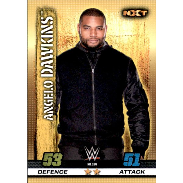 WWE Slam Attax - 10th Edition - Nr. 186 - Angelo Dawkins - NXT