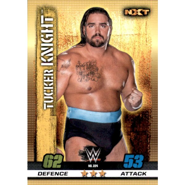 WWE Slam Attax - 10th Edition - Nr. 224 - Tucker Knight - NXT