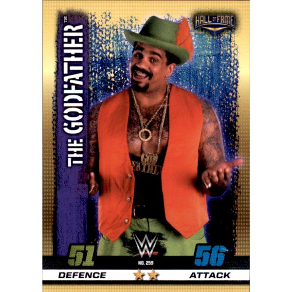 WWE Slam Attax - 10th Edition - Nr. 259 - The Godfather - Hall of Fame