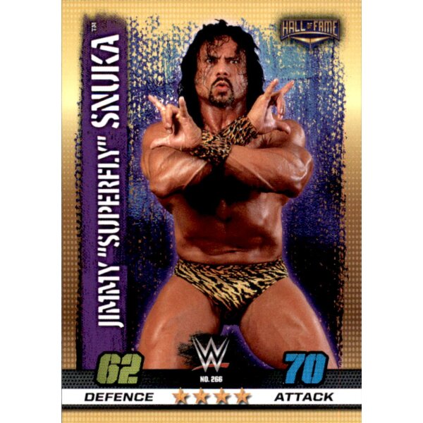 WWE Slam Attax - 10th Edition - Nr. 266 - Jimmy “Superfly” Snuka - Hall of Fame