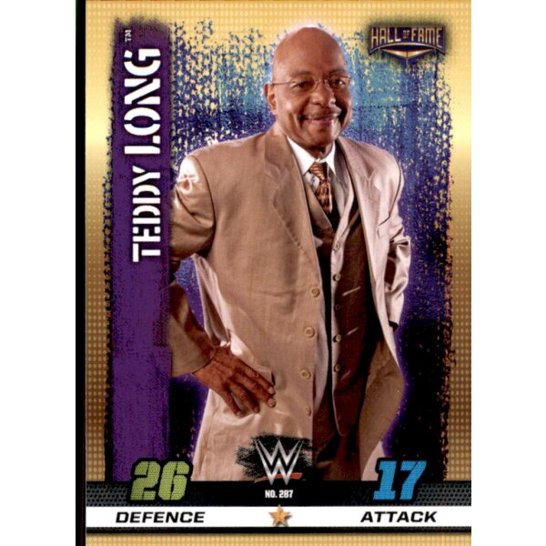 WWE Slam Attax - 10th Edition - Nr. 287 - Teddy Long - Hall of Fame