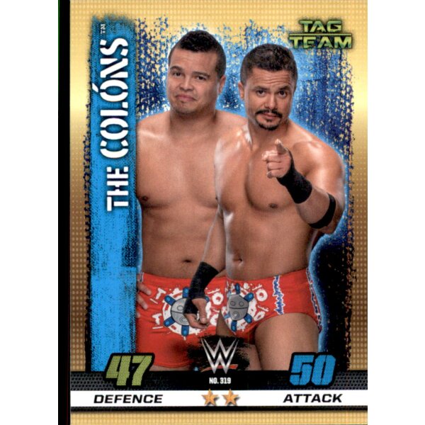 WWE Slam Attax - 10th Edition - Nr. 319 - The Colons - Tag Team