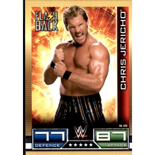 WWE Slam Attax - 10th Edition - Nr. 333 - Chris Jericho - Flashback