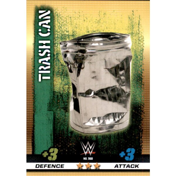 WWE Slam Attax - 10th Edition - Nr. 360 - Trash Can - Boost