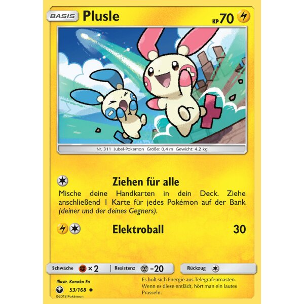 53/168 Plusle  - Sturm am Firmament