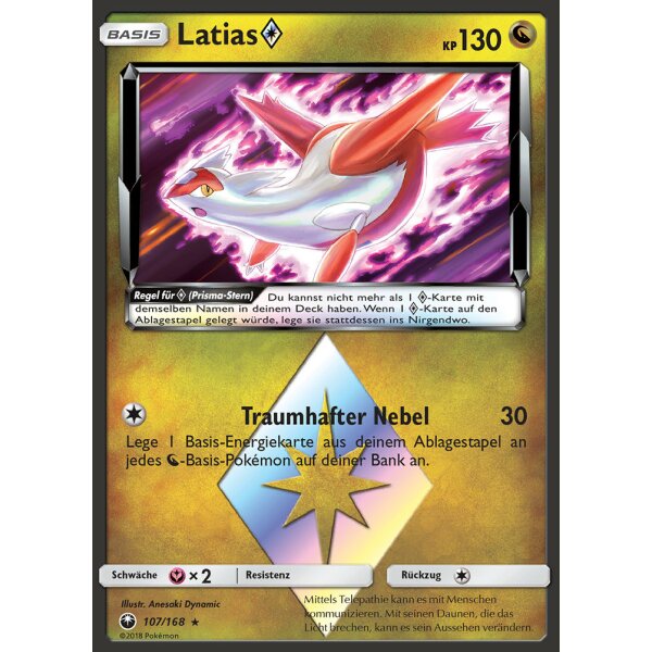 107/168 Latias Prisma  - Sturm am Firmament