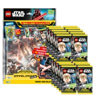 LEGO Star Wars - Serie 1 Trading Cards - 1 Starter + 20...