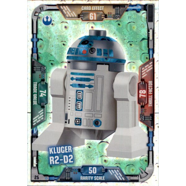 25 - Kluger R2-D2 - Folie - LEGO Star Wars Serie 1