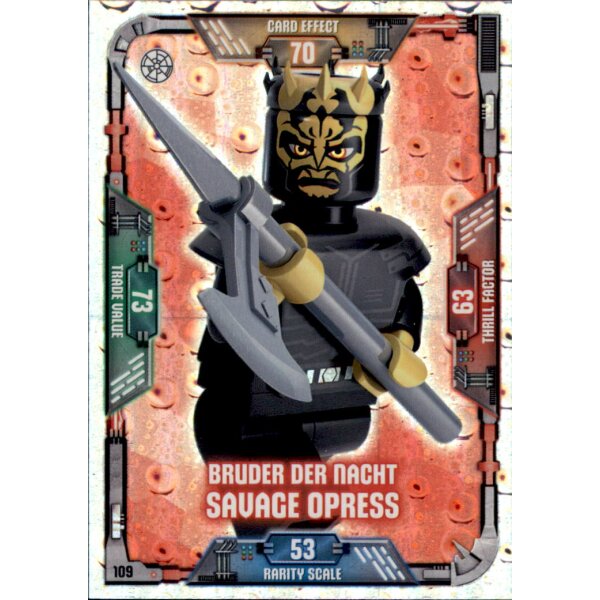 109 - Bruder der Nacht Savage Opress - Folie - LEGO Star Wars Serie 1