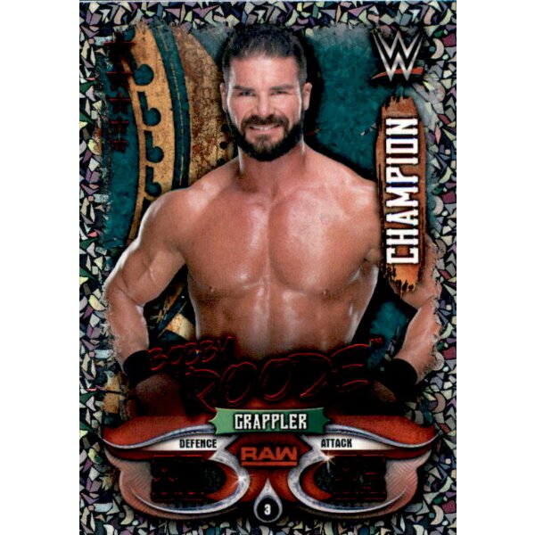 Karte 3 - Bobby Roode - Champion - WWE Slam Attax - LIVE