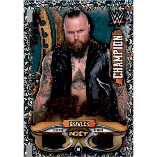 Karte 26 - Aleister Black - Champion - WWE Slam Attax - LIVE