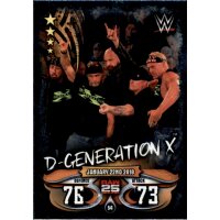 Karte 54 - D-Generation X - Raw 25 Years - WWE Slam Attax...