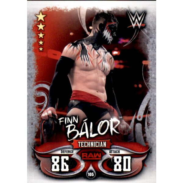 Karte 105 - Finn Balor - Raw - WWE Slam Attax - LIVE