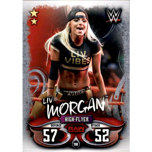 Karte 118 - Liv Morgan - Raw - WWE Slam Attax - LIVE