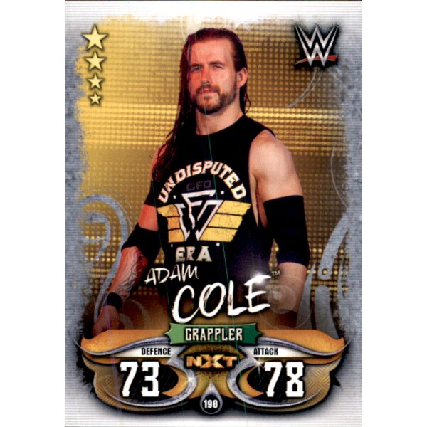 Karte 198 - Adam Cole - NXT - WWE Slam Attax - LIVE