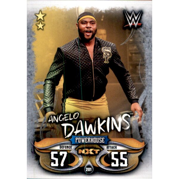 Karte 201 - Angelo Dawkins - NXT - WWE Slam Attax - LIVE