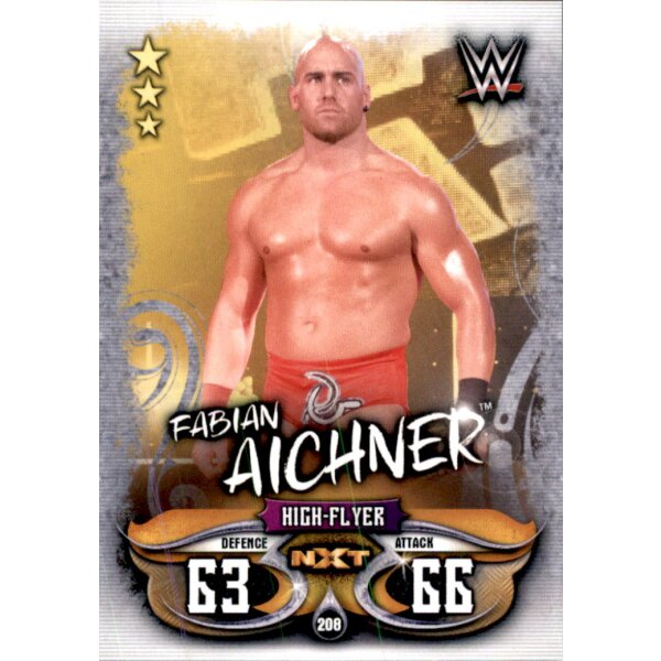 Karte 208 - Fabian Aichner - NXT - WWE Slam Attax - LIVE
