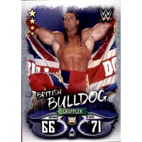 Karte 267 - British Bulldog - Legends - WWE Slam Attax -...