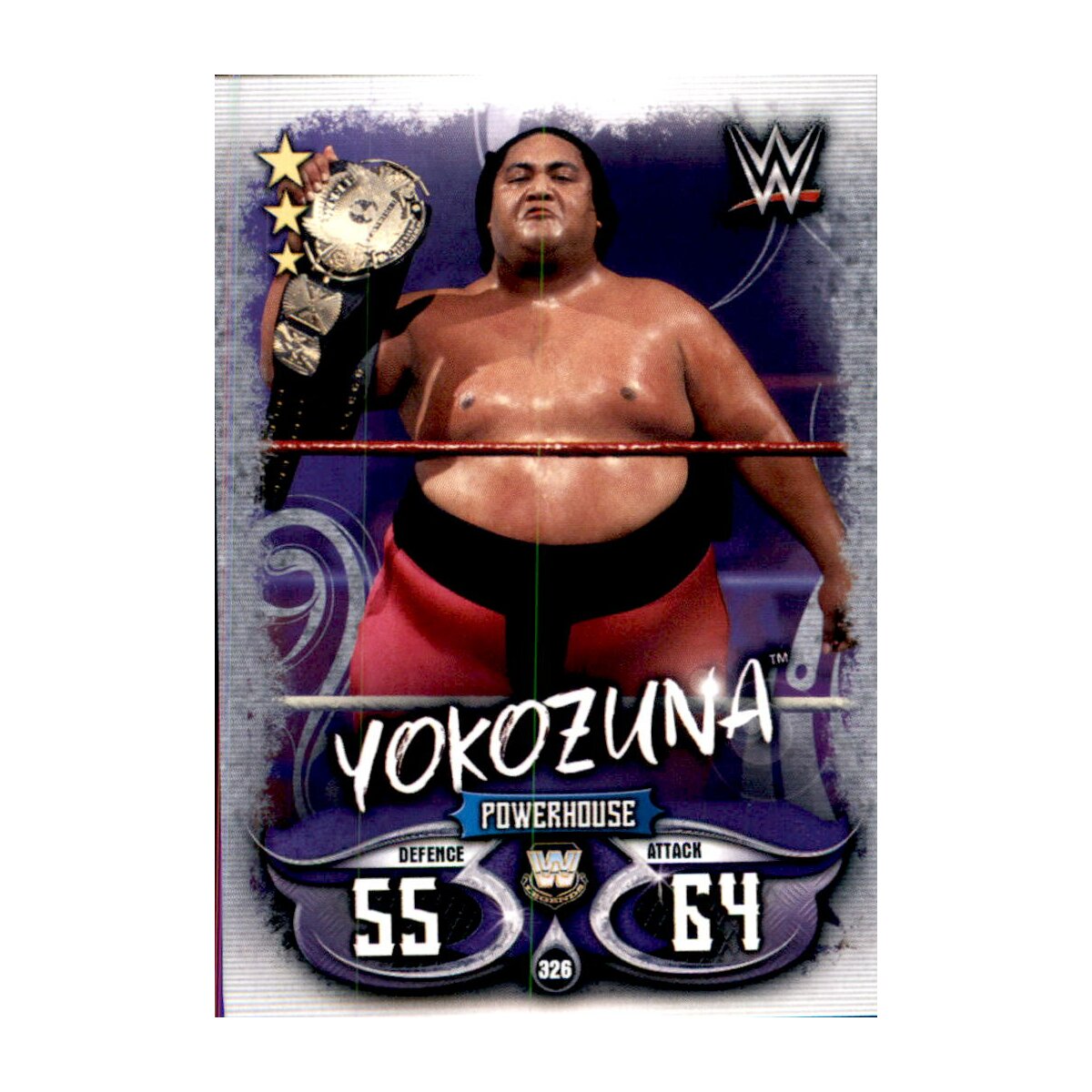 Karte 326 - Yokozuna - Legends - WWE Slam Attax - LIVE, 0,49