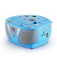 Tragbares CD/Radio - Kids blau NEU