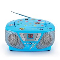Tragbares CD/Radio - Kids blau NEU
