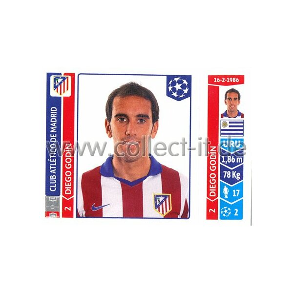 Sticker 40 - Diego Godin - Club Atletico de Madrid